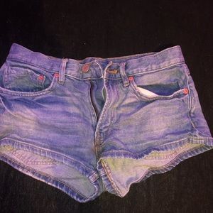 bdg blue jean shorts